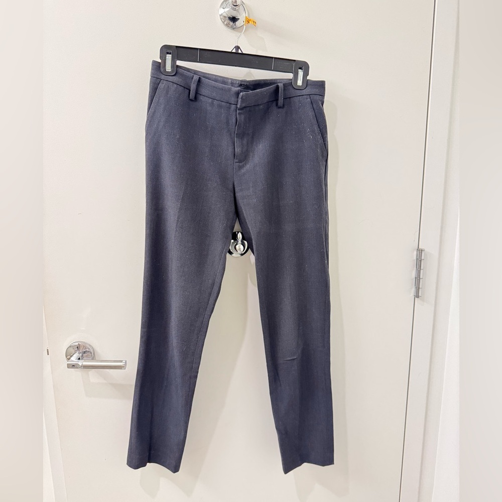 Uniqlo Women Dark Gray Ankle Pants